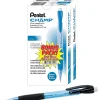 Pencils|Pentel Champ Mechanical Pencil, 0.7mm, #2 Medium Lead, 2 Dozen (AL17CSW-US)