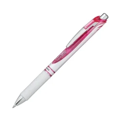 Pens|Pentel EnerGel Pearl Deluxe RTX Retractable Gel Pens, Medium Point, Pink Ink, 2 Pack (BL77WBP2PP)