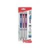 Pens|Pentel EnerGel Pearl Retractable Gel Pens, Medium Point, Assorted Inks, 3/Pack (BL77WBPS3M2)