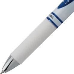 Pens|Pentel EnerGel Retractable Gel Pen, Medium Point, Blue Ink, Dozen (BLN77PW-C)
