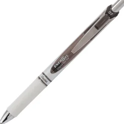 Pens|Pentel EnerGel Retractable Gel Pen, Medium Point, Black Ink, Dozen (BLN77PW-A)