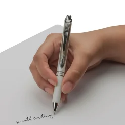 Pens|Pentel EnerGel Retractable Gel Pen, Medium Point, Black Ink, Dozen (BLN77PW-A)