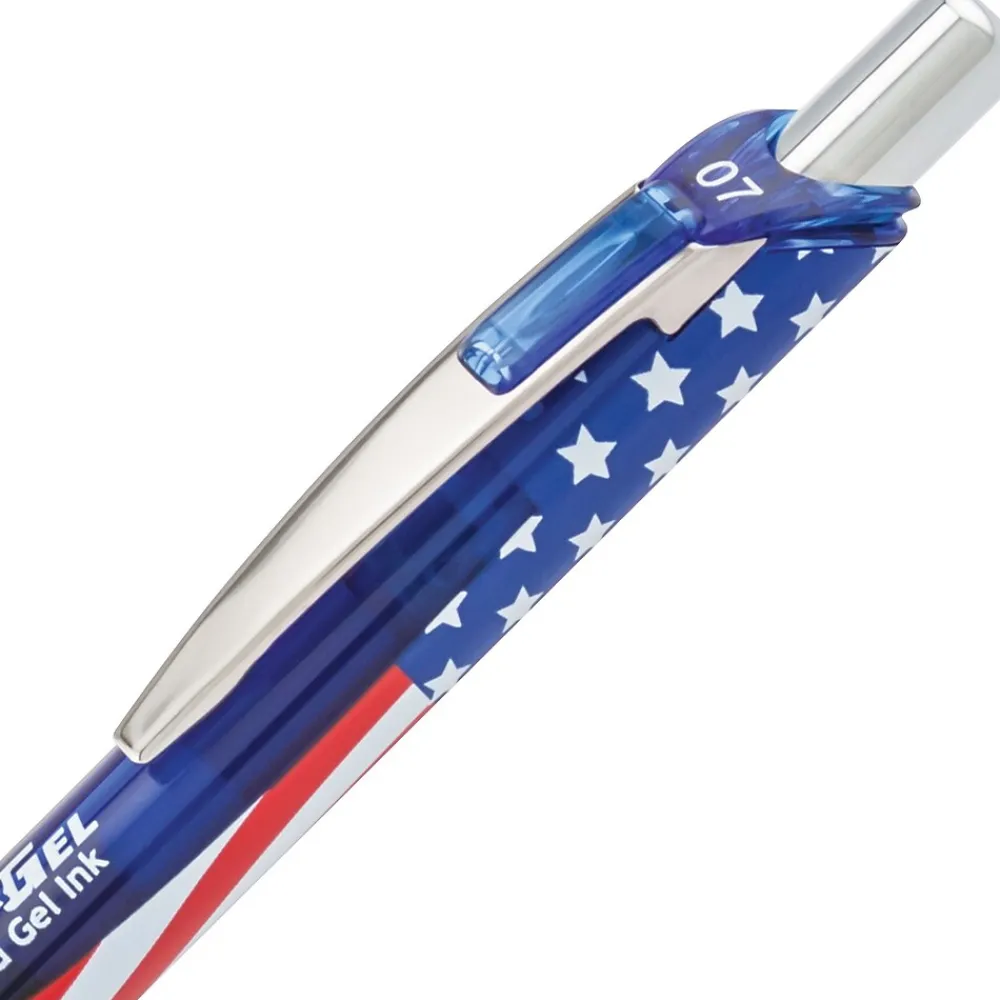 Pens|Pentel EnerGel RTX Gel Pen, Medium Tip, Black Ink, 3/Pack (BL77USABP3A)