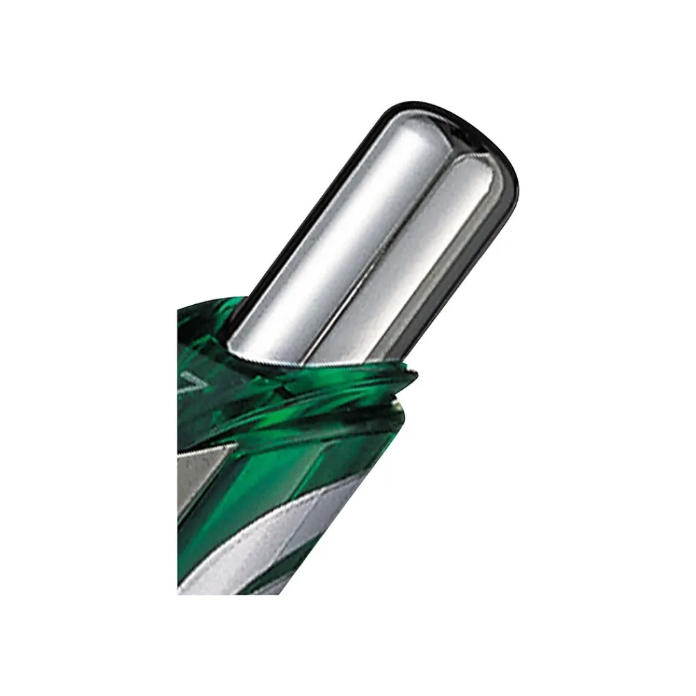 Pens|Pentel EnerGel RTX Retractable Gel Pen, Medium Point, Green Ink (BL77-D)