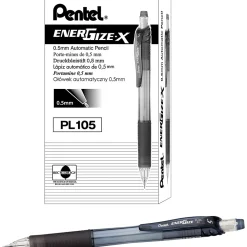 Pencils|Pentel EnerGize-X Mechanical Pencil, 0.5mm, #2 Medium Lead, Dozen (PL105A)