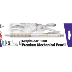 Pencils|Pentel GraphGear 1000 Mechanical Pencil, 0.9mm (PTAPG1019GPABP)