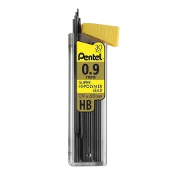 Pencils|Pentel Lead Refill, 0.9mm, 30/Leads, Dozen (PENC29HB-12)