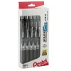 Pens|Pentel Roller Ball Pen, Medium Point, Black Ink, Dozen (BL77PC12A1)
