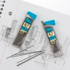Pencils|Pentel Super Hi-Polymer Lead Refill, 0.7mm, 30/Leads, 3/Pack (C27HBBP3)