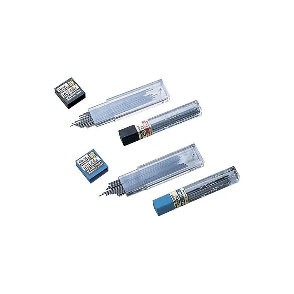 Pencils|Pentel Super Hi-Polymer Lead Refill, 0.7mm, 36/Leads (L50BP3HB-K6)
