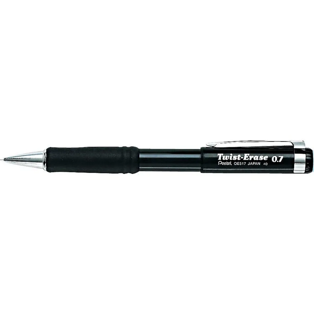 Pencils|Pentel Twist-Erase III Mechanical Pencil, 0.7mm, #2 Medium Lead (QE517A)