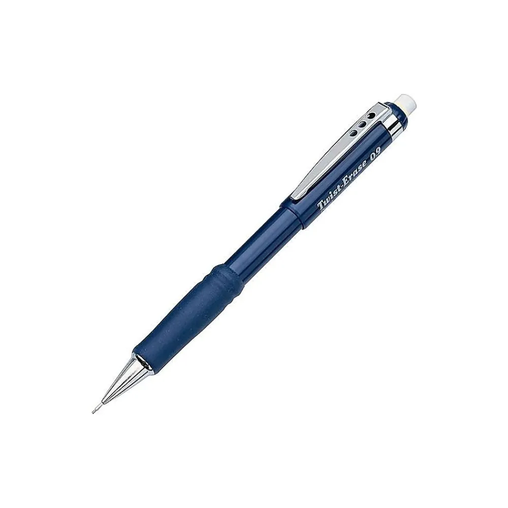 Pencils|Pentel Twist-Erase III Mechanical Pencil, 0.9mm, #2 Soft Lead (QE519C)