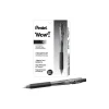 Pens|Pentel WOW! Retractable Ballpoint Pens, Medium Point, Black Ink, Dozen (BK440-A)