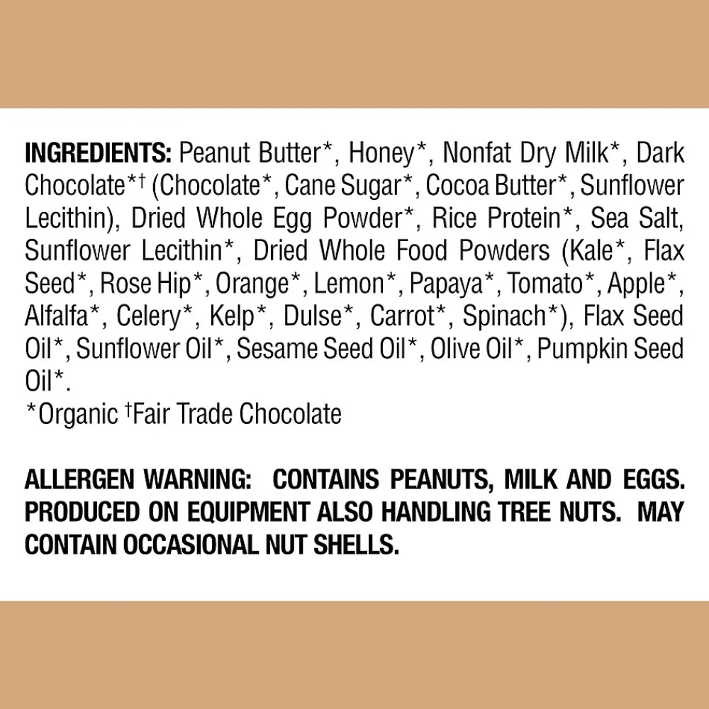 Perfect Snacks Gluten Free Dark Chocolate and Peanut Butter Protein Bar, 2.3 oz., 16 Bars/Box (307-00247)