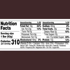 Perfect Snacks Gluten Free Dark Chocolate Almond Protein Bar, 2.2 oz., 16 Bars/Box (307-00246)