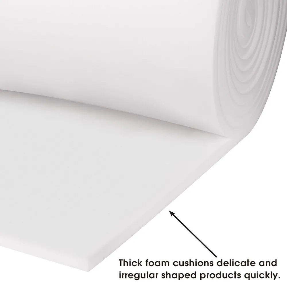 Clearance Partners Brand Perforated Foam Roll, 2" x 12" x 18', Each (FR1218)