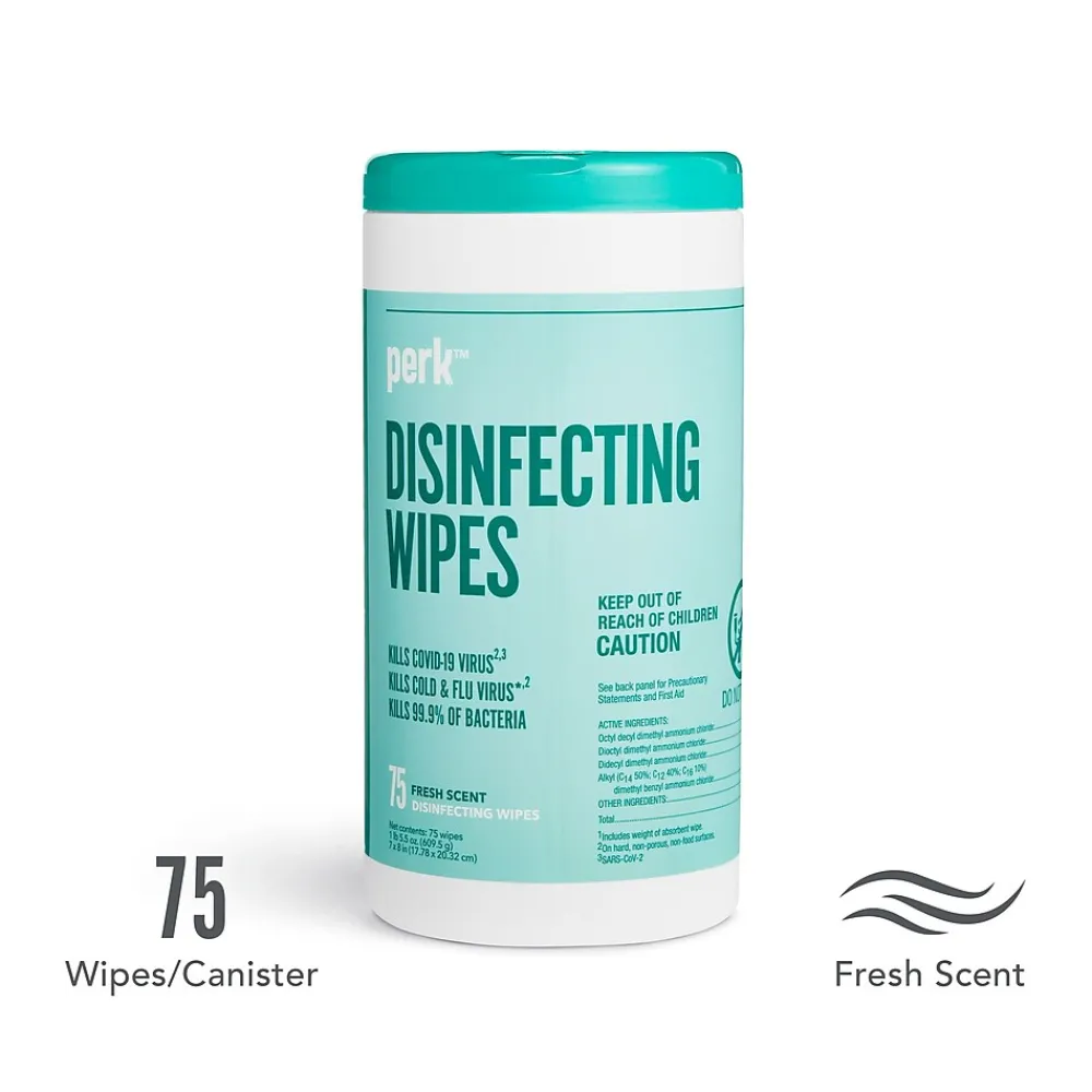 ™ Disinfecting Wipes, Fresh, 75 Wipes/Pack (PK56664)<Perk Discount