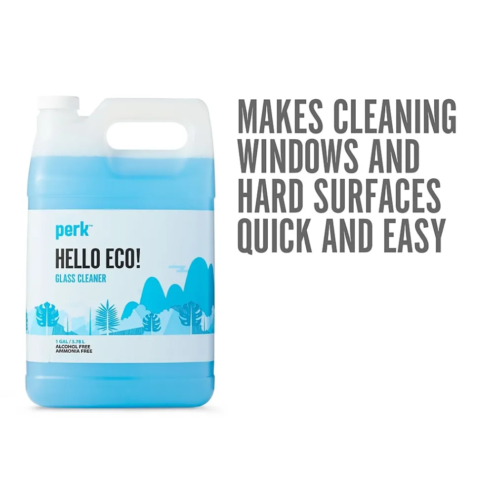 Glass Cleaner Refill, Ready To Use, 1 Gallon (PK611001-A)<Perk Best