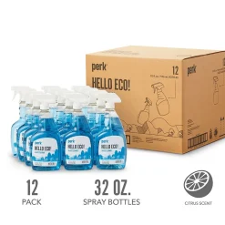 Glass Cleaning Spray, Citrus, 32 oz., 12/Carton (PK611032-ACT)<Perk New