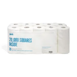 ™ Septic Safe Toilet Paper, 1-ply, White, 1000 Sheets/Roll, 20 Rolls/Pack (PK55153)<Perk Discount