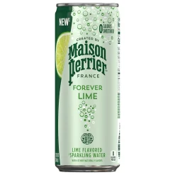 Perrier Carbonated Mineral Water, Lime, 330 ml, 8/Pack (NES31086)