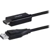 Philips 6' Display Port to HDMI Audio/Video Cable, Male to Male, Black (SWV9216G/27)