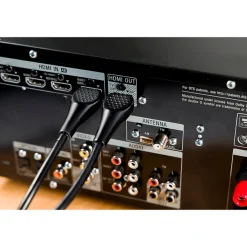 Philips 6' HDMI to HDMI Cable with Ethernet, Male to Male, Black (SWV3220B/27)