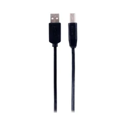 Philips 6' USB Type-A to USB Type-B Data Cable, Male to Male, Black (SWU7111A/27)