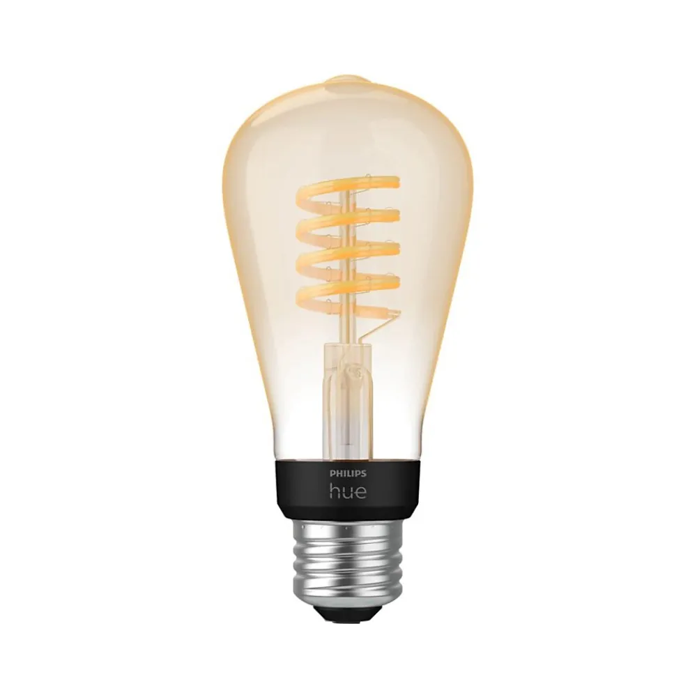 Philips Hue Ambiance Light Bulb, ST19 2100K-4500K 7W E26 (563585)
