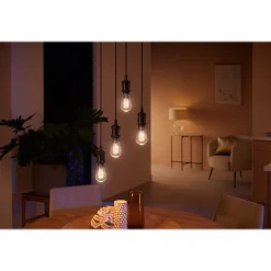 Philips Hue Ambiance Light Bulb, ST19 2100K-4500K 7W E26 (563585)