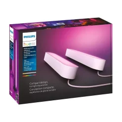 Philips Hue Play Smart 42W Equivalent Light Bar, White, 2/Pack (7820231U7)