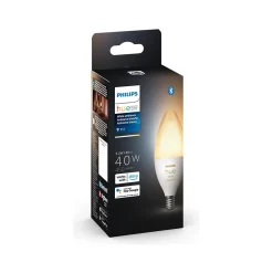 Philips Hue 40W Equivalent B39 LED Smart Bulb, White (573089)