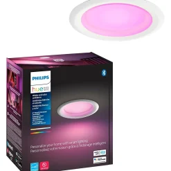 Philips Hue 62W Equivalent E26 LED Smart Downlight, Cool White, 4/Pack (578419)