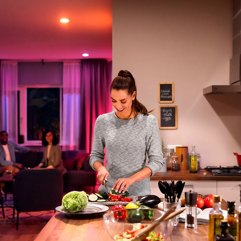 Philips Hue 62W Equivalent E26 LED Smart Downlight, White And Color Ambiance (578450)