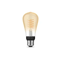 Philips Hue 60W Equivalent ST19 LED Smart Bulb, White (571125)