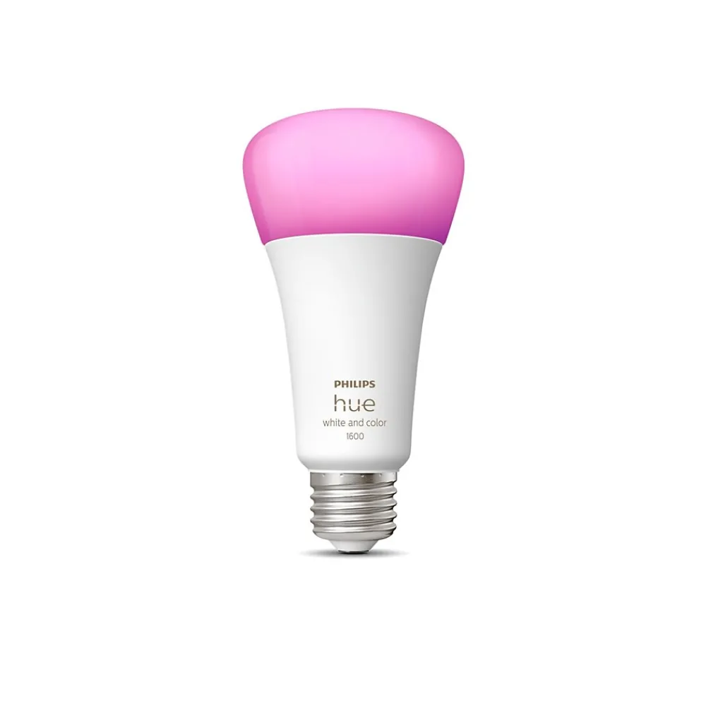 Philips Hue White Light Bulb, A21 16 Million Colors 16W E26 (562982)