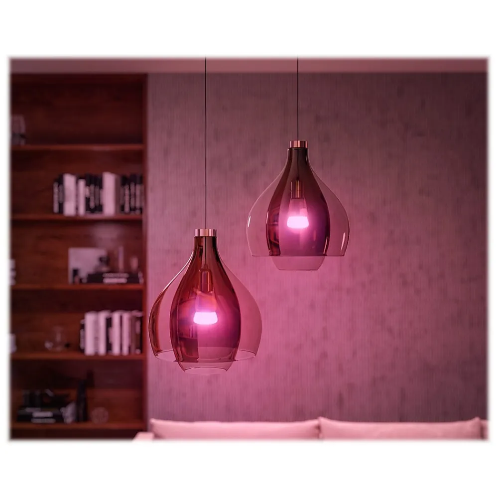 Philips Hue White Light Bulb, A21 16 Million Colors 10.5W E26, 2/Pack (563361)