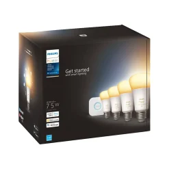 Philips Hue White Starter Kit, A19 2200K-6500K 10.5W E26 (563270)