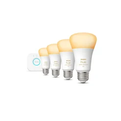 Philips Hue White Starter Kit, A19 2200K-6500K 10.5W E26 (563270)
