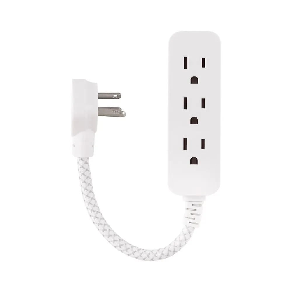 Philips 3-Outlet Surge Protector, White (SPP8272WC/37)