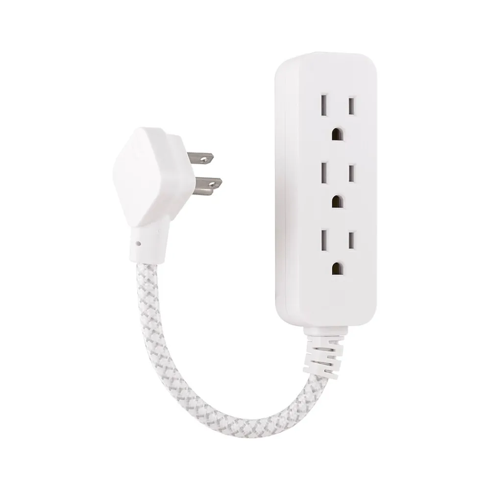 Philips 3-Outlet Surge Protector, White (SPP8272WC/37)