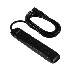 Philips 6-Outlet Surge Protector, 10', Black (SPP6110BC/37)