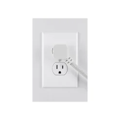 Philips 4-Outlet 2-USB Port Surge Protector, 3', White (SPP4113WB/37)