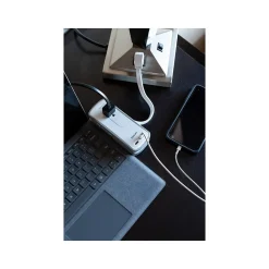 Philips 2-Outlet 2-USB Port Surge Protector, 1', Gray/White (SPP2111WA/37)
