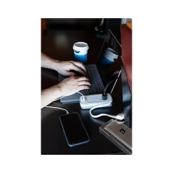 Philips 2-Outlet 2-USB Port Surge Protector, 1', Gray/White (SPP2111WA/37)