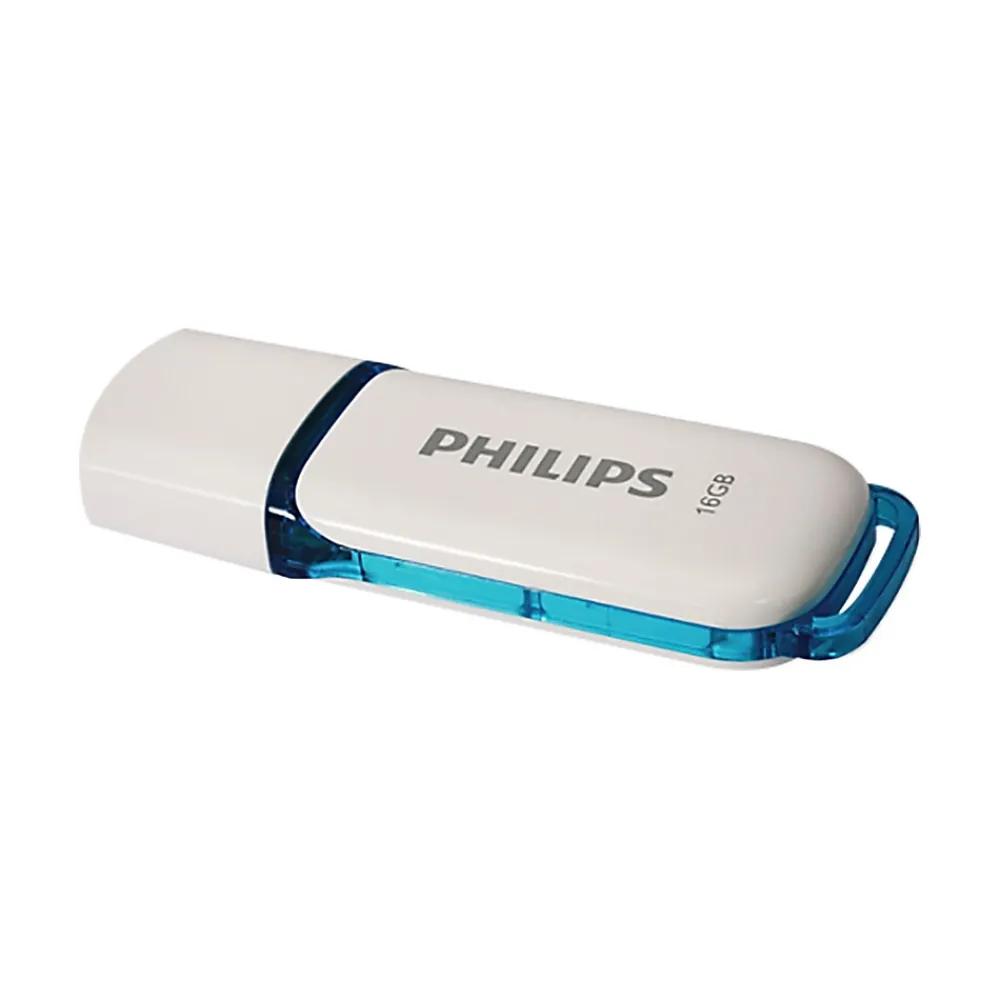 Hot Philips Snow Edition 16GB USB 2.0 Type A Flash Drive, White/Blue (PHMMD16GSNOWU2)