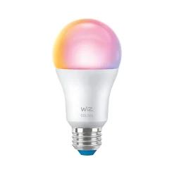 Philips WiZ 60W Equivalent A19 LED Smart Bulb, White, 2/Pack (603639)