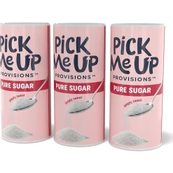 Pick Me Up Provisions⢠Pure Sugar, 20 oz. Canister, 3/Pack (PM62433/94205)