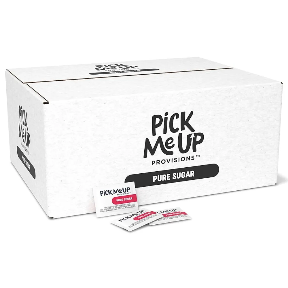 Pick Me Up Provisions™ Pure Sugar, Packets, 2000/Box (PM62431/72101)