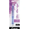 Pens|Pilot Dr. Grip Frosted Retractable Ballpoint Pen, Medium Point, Black Ink (36250)